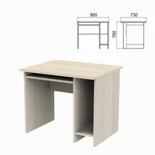 Стол компьютерный "Арго" (ш900*г730*в760 мм), ясень шимо, А-012, ш/к32808