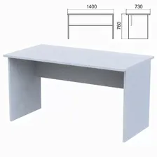 Стол письменный "Арго", 1400х730х760 мм, серый